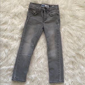Lightly worn boy jeans.